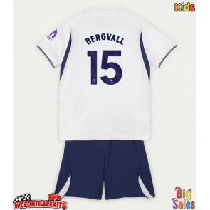 Tottenham Hotspur Lucas Bergvall #15 Replica Home Stadium Kit for Kids 2026-27 Short Sleeve (+ pants)